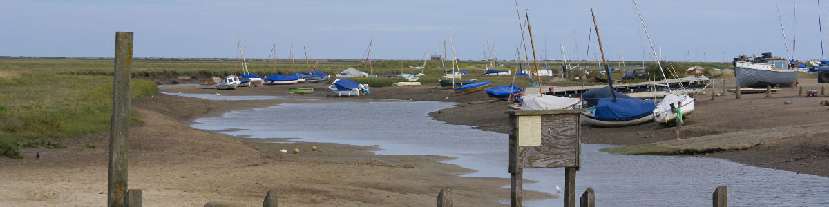 Blakeney Cut at low tide